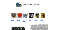 Desktop Screenshot of absolutecaviar.com