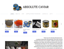 Tablet Screenshot of absolutecaviar.com